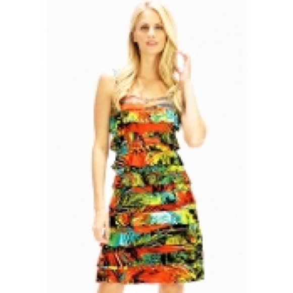 tango mango ruffle dress